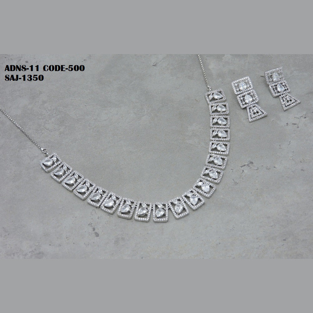 Soni Art Jewellery Ad Stone Necklace Set