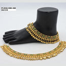 Soni Art Jewellery Gold Plated Crystal Stone Payal