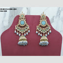 Soni Art Jewellery Gold Plated Crystal Stone Jhumki Earrings