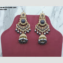 Soni Art Jewellery Gold Plated Crystal Stone Jhumki Earrings