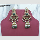 Soni Art Jewellery Gold Plated Crystal Stone Jhumki Earrings