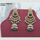 Soni Art Jewellery Gold Plated Crystal Stone Jhumki Earrings