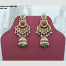 Soni Art Jewellery Gold Plated Crystal Stone Jhumki Earrings