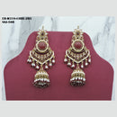 Soni Art Jewellery Gold Plated Crystal Stone Jhumki Earrings
