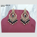 Soni Art Jewellery Gold Plated Crystal Stone Dangler Earrings