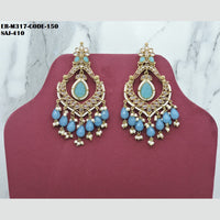 Soni Art Jewellery Gold Plated Crystal Stone Dangler Earrings