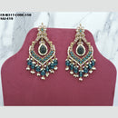 Soni Art Jewellery Gold Plated Crystal Stone Dangler Earrings