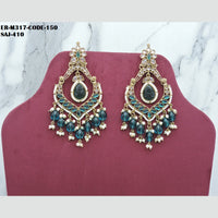 Soni Art Jewellery Gold Plated Crystal Stone Dangler Earrings