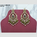 Soni Art Jewellery Gold Plated Crystal Stone Dangler Earrings