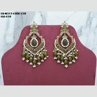 Soni Art Jewellery Gold Plated Crystal Stone Dangler Earrings