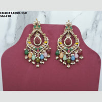 Soni Art Jewellery Gold Plated Crystal Stone Dangler Earrings