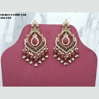 Soni Art Jewellery Gold Plated Crystal Stone Dangler Earrings