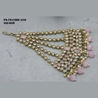 Soni Art Jewellery Gold Plated Kundan Stone & Beads Pasa