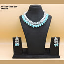 Soni Art Jewellery Gold Plated Crystal Stone Necklace Set