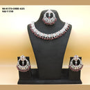 Soni Art Jewellery Gold Plated Crystal Stone Necklace Set
