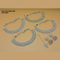 Soni Art Jewellery Gold Plated Crystal Stone Necklace Set