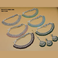 Soni Art Jewellery Gold Plated Crystal Stone Necklace Set