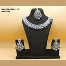 Soni Art Jewellery Gold Plated Crystal Stone Necklace Set