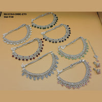 Soni Art Jewellery Gold Plated Crystal Stone Necklace Set