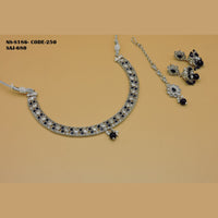 Soni Art Jewellery Gold Plated Crystal Stone Necklace Set