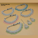 Soni Art Jewellery Gold Plated Crystal Stone Necklace Set