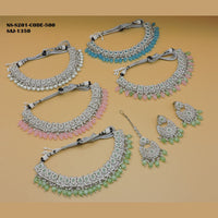 Soni Art Jewellery Gold Plated Crystal Stone Necklace Set