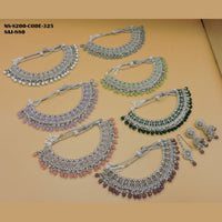 Soni Art Jewellery Gold Plated Crystal Stone Necklace Set