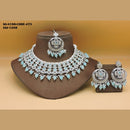 Soni Art Jewellery Gold Plated Crystal Stone Necklace Set