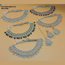 Soni Art Jewellery Gold Plated Crystal Stone Necklace Set