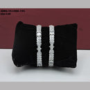 Soni Art Jewellery Silver Plated AD Stone Bangle Set