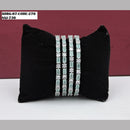 Soni Art Jewellery Silver Plated AD Stone Bangle Set