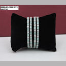 Soni Art Jewellery Silver Plated AD Stone Bangle Set