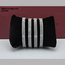 Soni Art Jewellery Silver Plated AD Stone Bangle Set