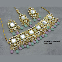 Soni Art Jewellery Kundan Choker Necklace Set