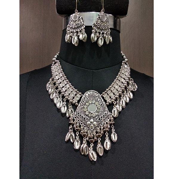 Jeweljunk Beads Drop Navratri Necklace Set - 1112845