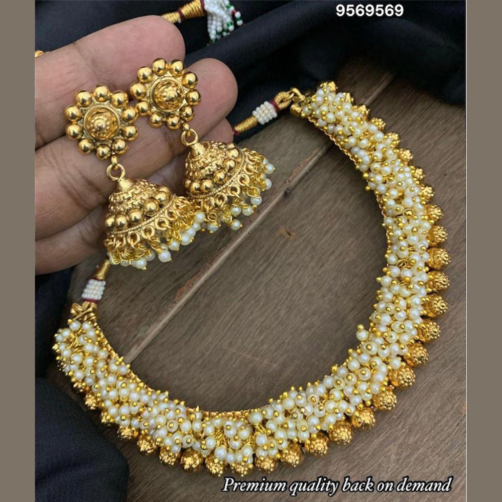 Gold plated copper deals necklace