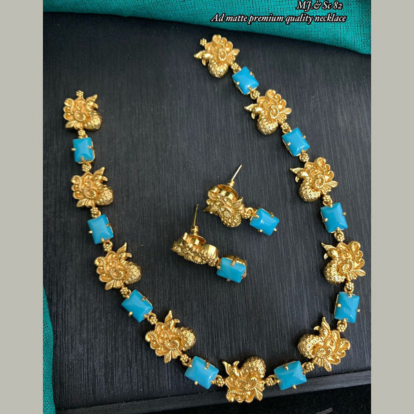 Sona Creation Gold Plated Necklace Set