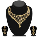 Kriaa Gold Plated Austrian Stone Necklace Set