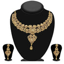 Kriaa Gold Plated Austrian Stone Necklace Set