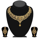 Kriaa Gold Plated Austrian Stone Necklace Set