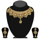 Kriaa Gold Plated Austrian Stone Necklace Set