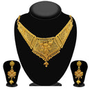 Kalyani Forming Look Gold Plated Stone Necklace Set