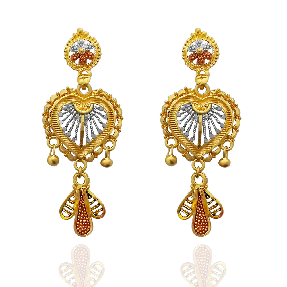 Kalyani Forming Gold Plated Traditional Designer Necklace & Earring Set