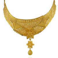 Kalyani Forming Gold Plated Traditional Designer Necklace & Earring Set