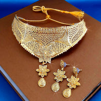 Kalyani Forming Gold Plated Traditional Designer Necklace & Earring Set