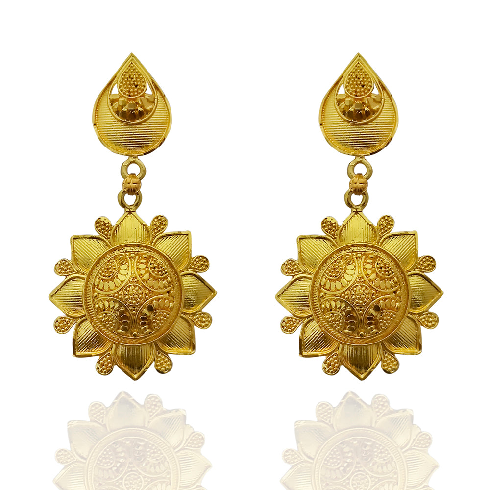 Kalyani Forming Gold Plated Traditional Designer Necklace & Earring Set