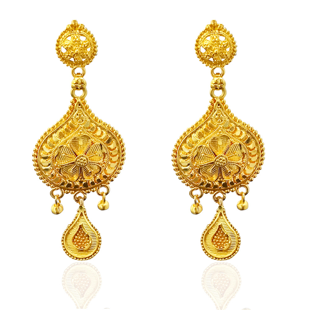 Kalyani Forming Gold Plated Traditional Designer Necklace & Earring Set