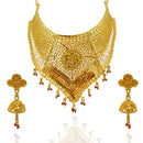 Kalyani Forming Gold Plated Traditional Designer Necklace & Earring Set