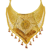 Kalyani Forming Gold Plated Traditional Designer Necklace & Earring Set