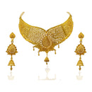 Kalyani Forming Gold Plated Traditional Designer Necklace & Earring Set